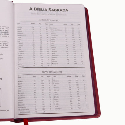 Bíblia Sagrada Vinho | NVI | Capa Dura