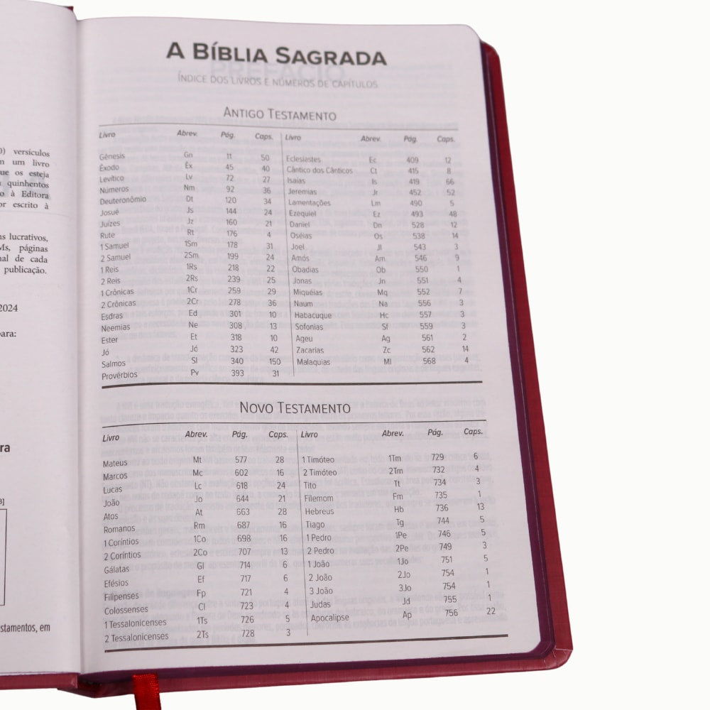 Bíblia Sagrada Vinho | NVI | Capa Dura