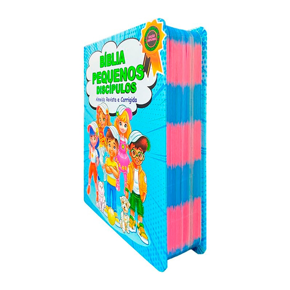 Bíblia Pequenos Discípulos | ARC | Letra Grande | Capa Dura Azul | Edição Ampliada