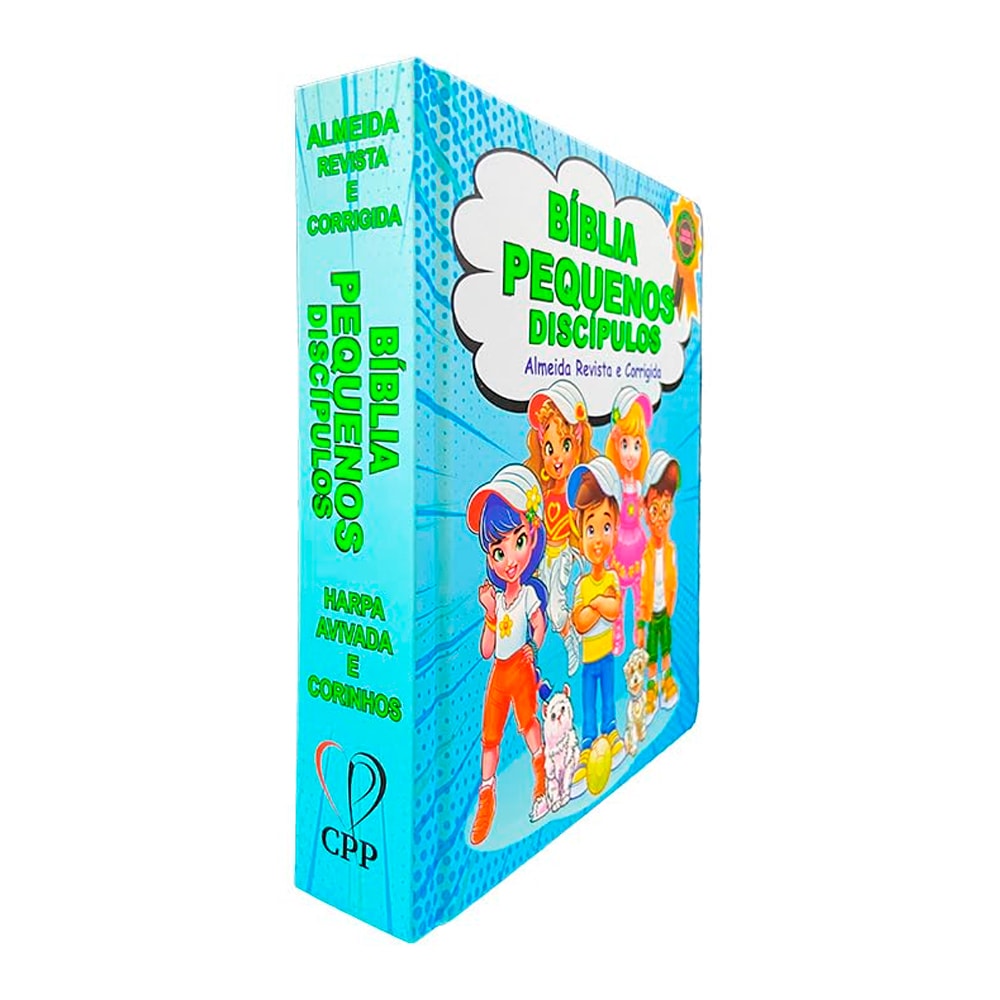 Bíblia Pequenos Discípulos | ARC | Letra Grande | Capa Dura Azul | Edição Ampliada