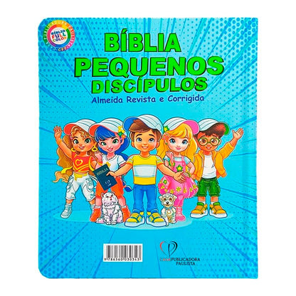 Bíblia Pequenos Discípulos | ARC | Letra Grande | Capa Dura Azul | Edição Ampliada