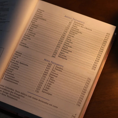 Bíblia King James 1611 Magnólia | Textos e Mapas Coloridos | Capa Dura