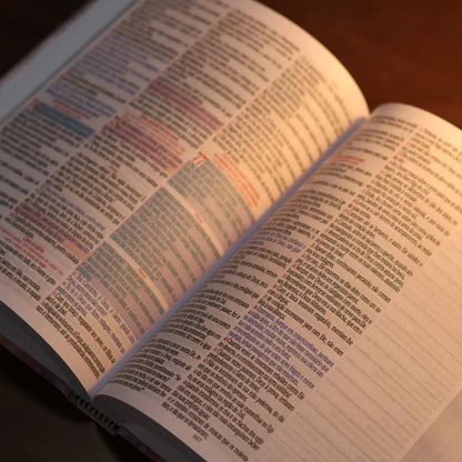 Bíblia King James 1611 Magnólia | Textos e Mapas Coloridos | Capa Dura