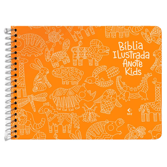 Bíblia Ilustrada Anote Kids | NVT | Letra Normal | Arca de Noé