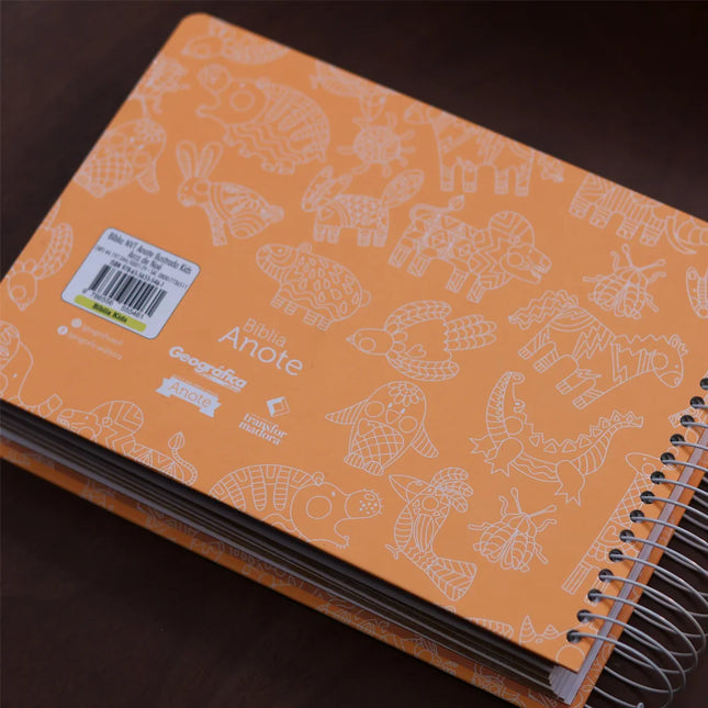 Bíblia Ilustrada Anote Kids | NVT | Letra Normal | Arca de Noé