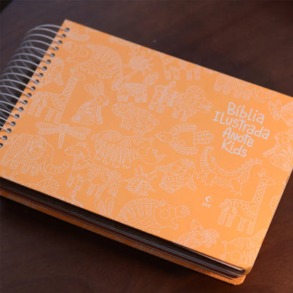 Bíblia Ilustrada Anote Kids | NVT | Letra Normal | Arca de Noé