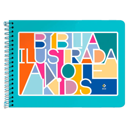 Bíblia Ilustrada Anote Kids | NVT | Capa Dura Colors