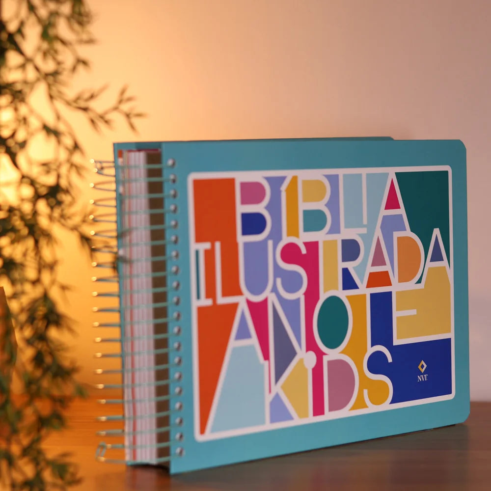 Bíblia Ilustrada Anote Kids | NVT | Capa Dura Colors