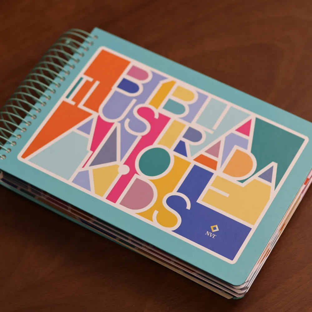Bíblia Ilustrada Anote Kids | NVT | Capa Dura Colors