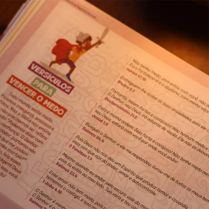 Bíblia Ilustrada Anote Kids | NVT | Capa Dura Colors