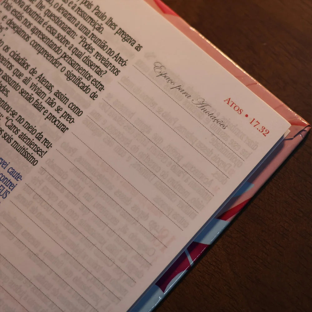 Bíblia King James 1611 Folhas | Textos e Mapas Coloridos | Espiral