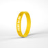 Pulseira de Silicone Amarela | Filho do Rei