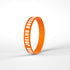 Pulseira de Silicone Laranja | Todo Joelho Se Dobrará
