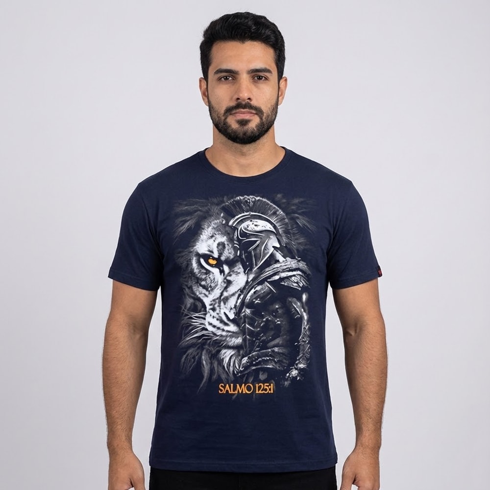 Camiseta Azul | Salmo 125:1 | P
