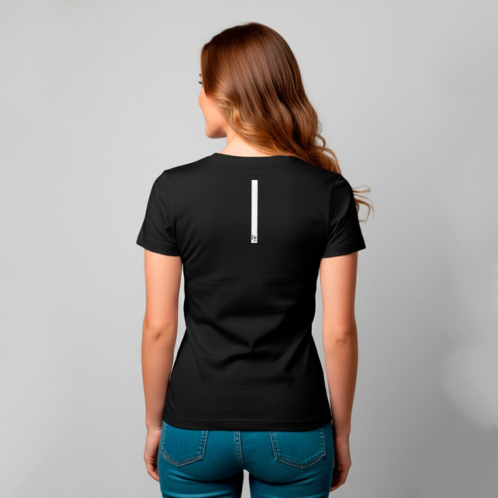 Camiseta Feminina Preta | Jesus, Caminho, Verdade e Vida | P