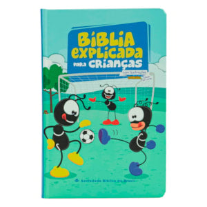 Bíblia Explicada Para Crianças Smilinguido | Futebol | NTLH | Capa Dura