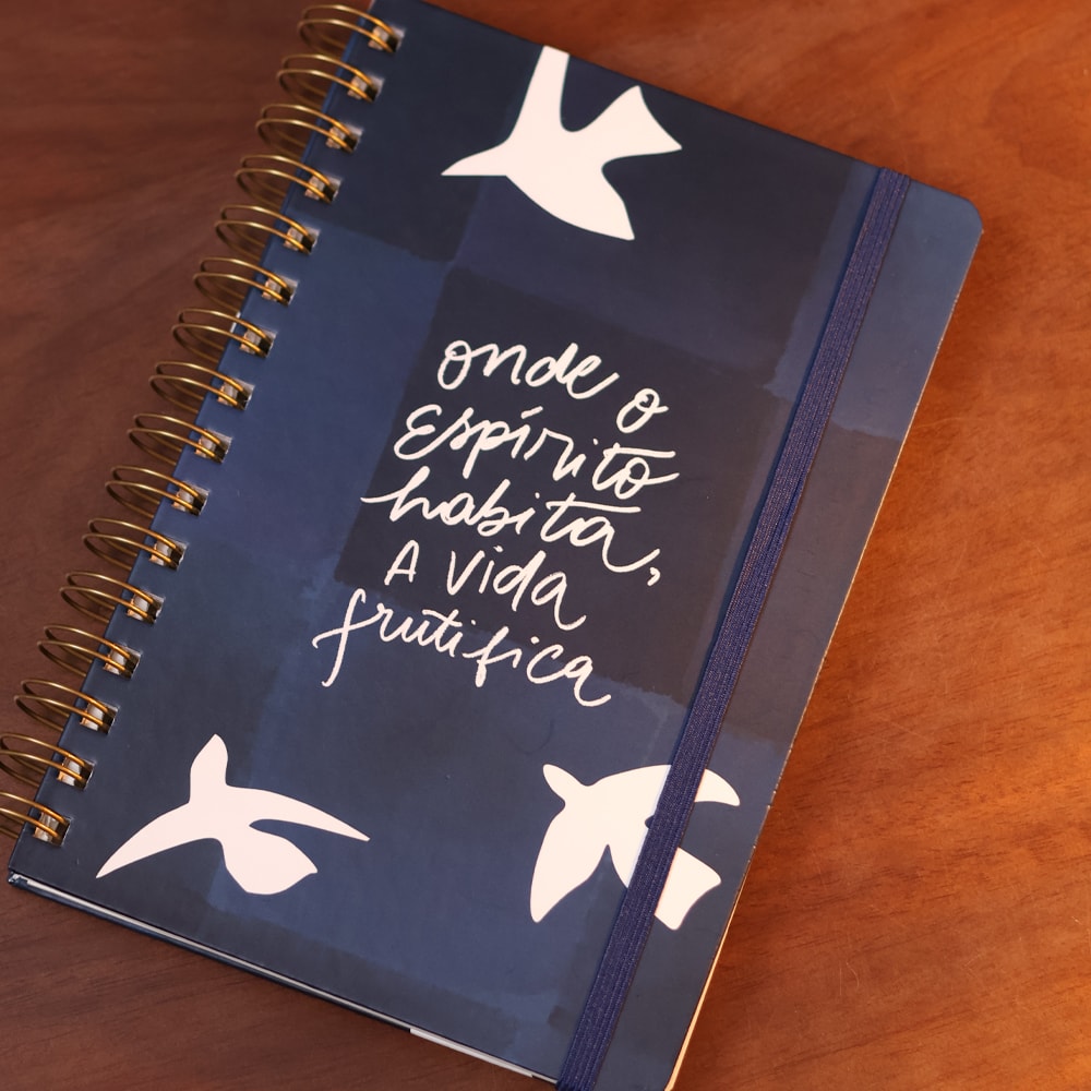 Caderno Espírito | Pássaros | Azul