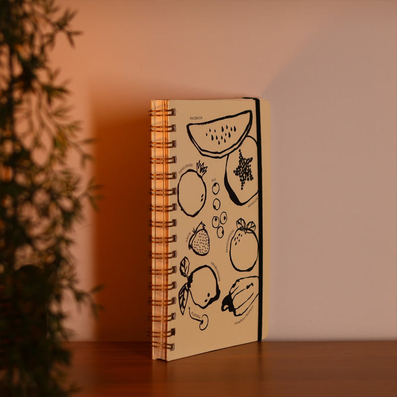 Caderno Fruto do Espírito | Frutos| Bege