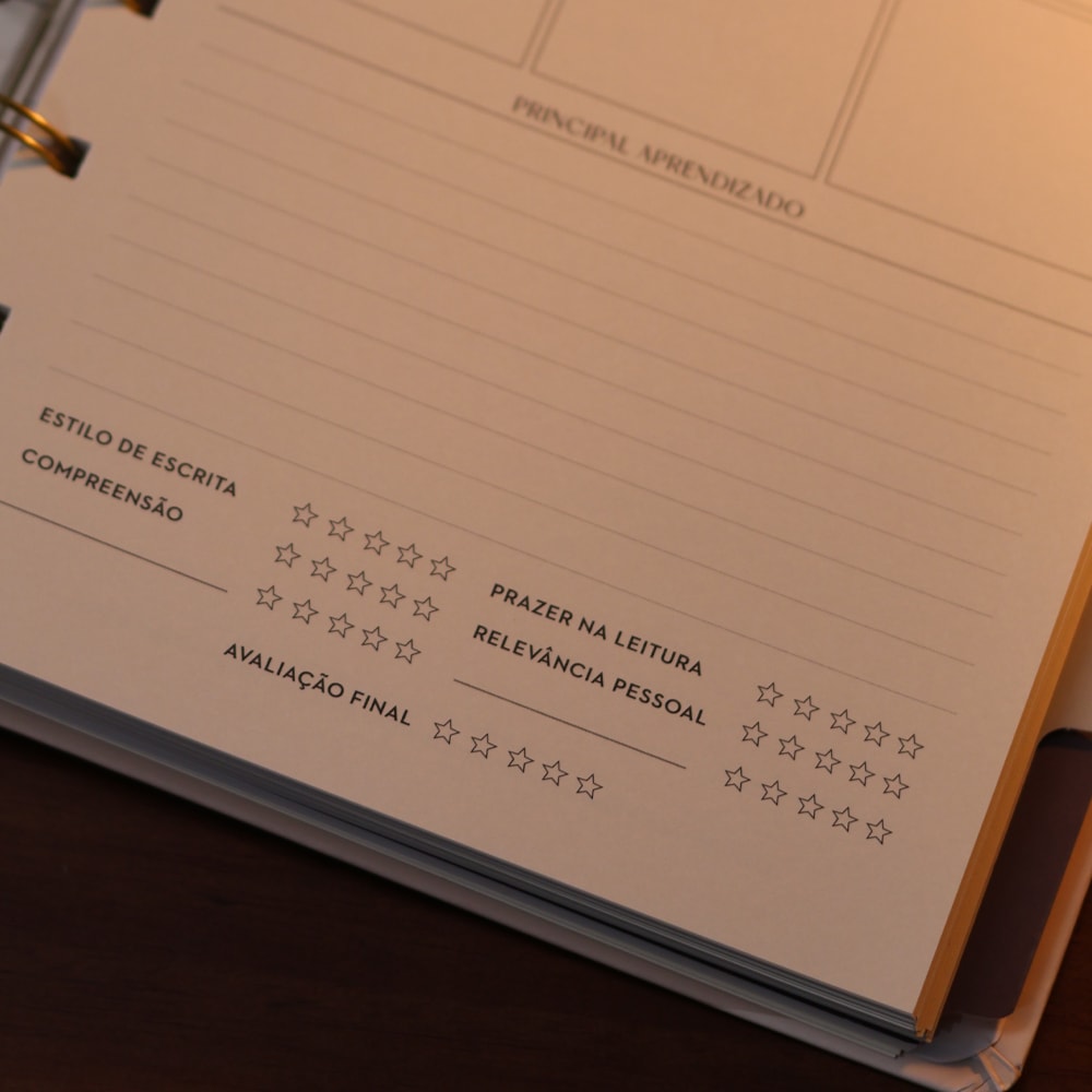 Book Planner | Leitura Proposital | Creme