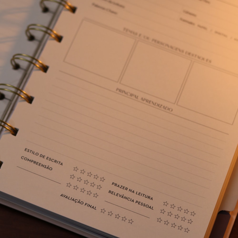 Book Planner | Leitura Proposital | Café