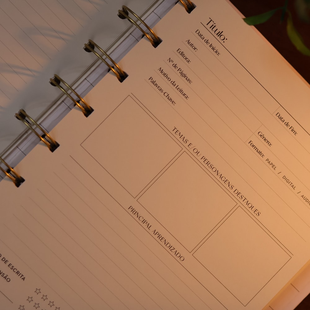 Book Planner | Leitura Proposital | Café