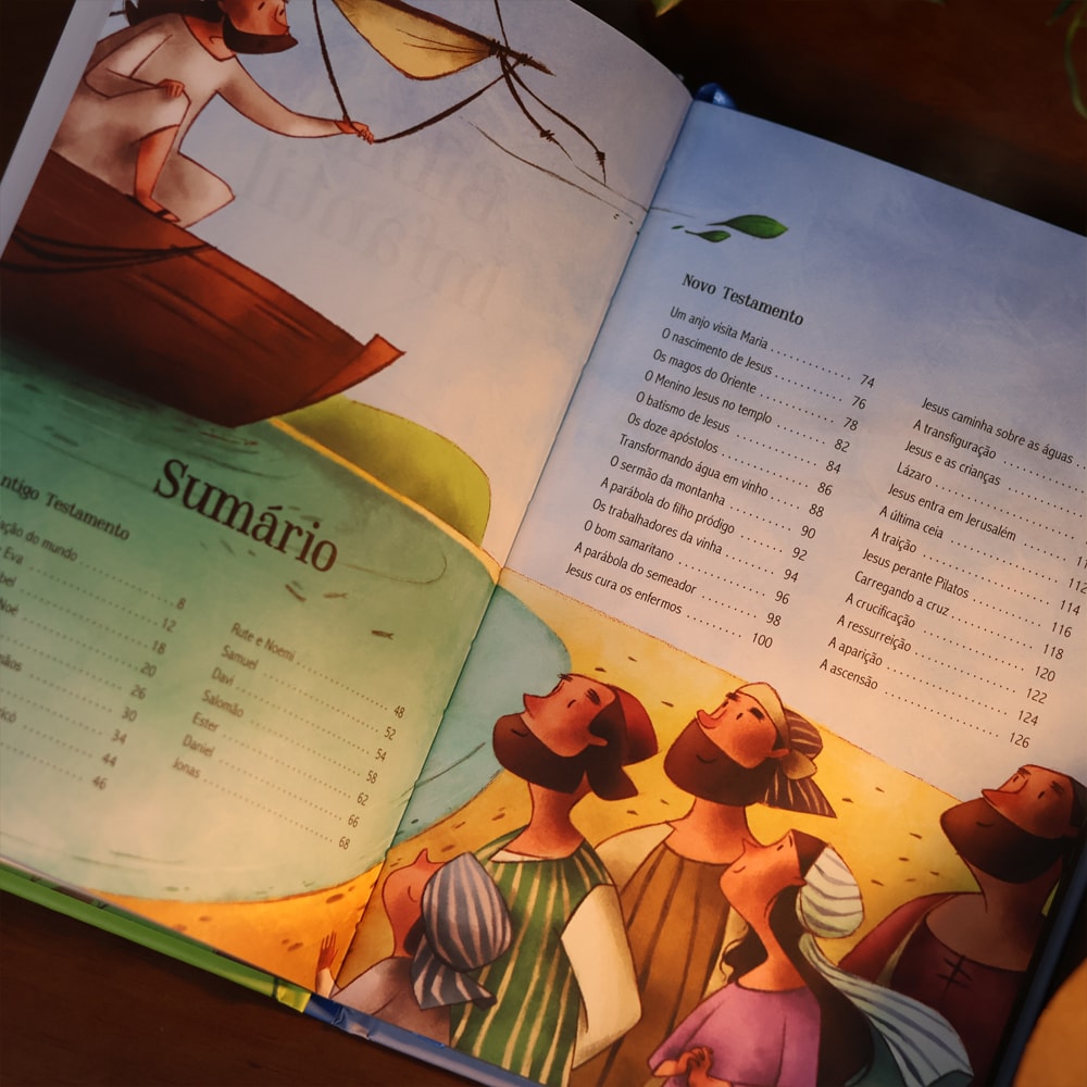 Bíblia Infantil | Capa Almofadada
