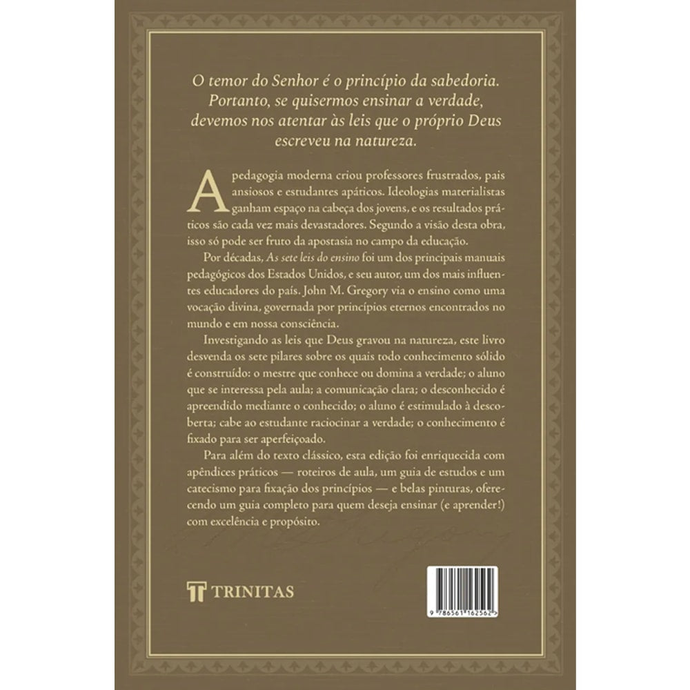As Sete Leis do Ensino | John Milton Gregory