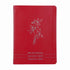 Bíblia Slim | Letra Normal | ARC | C/ Harpa e Corinhos | Capa Premium Luxo Flores Vermelha