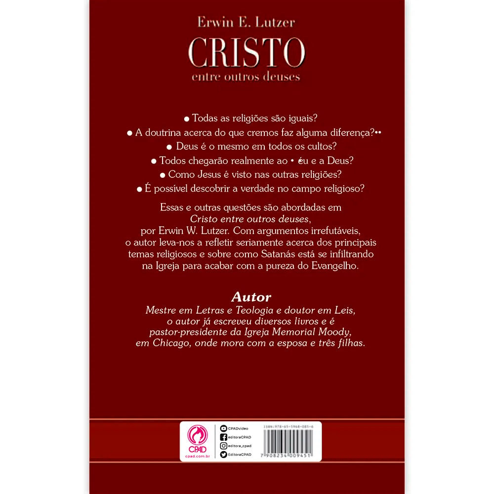 Cristo Entre Outros Deuses | Erwin W. Lutzer