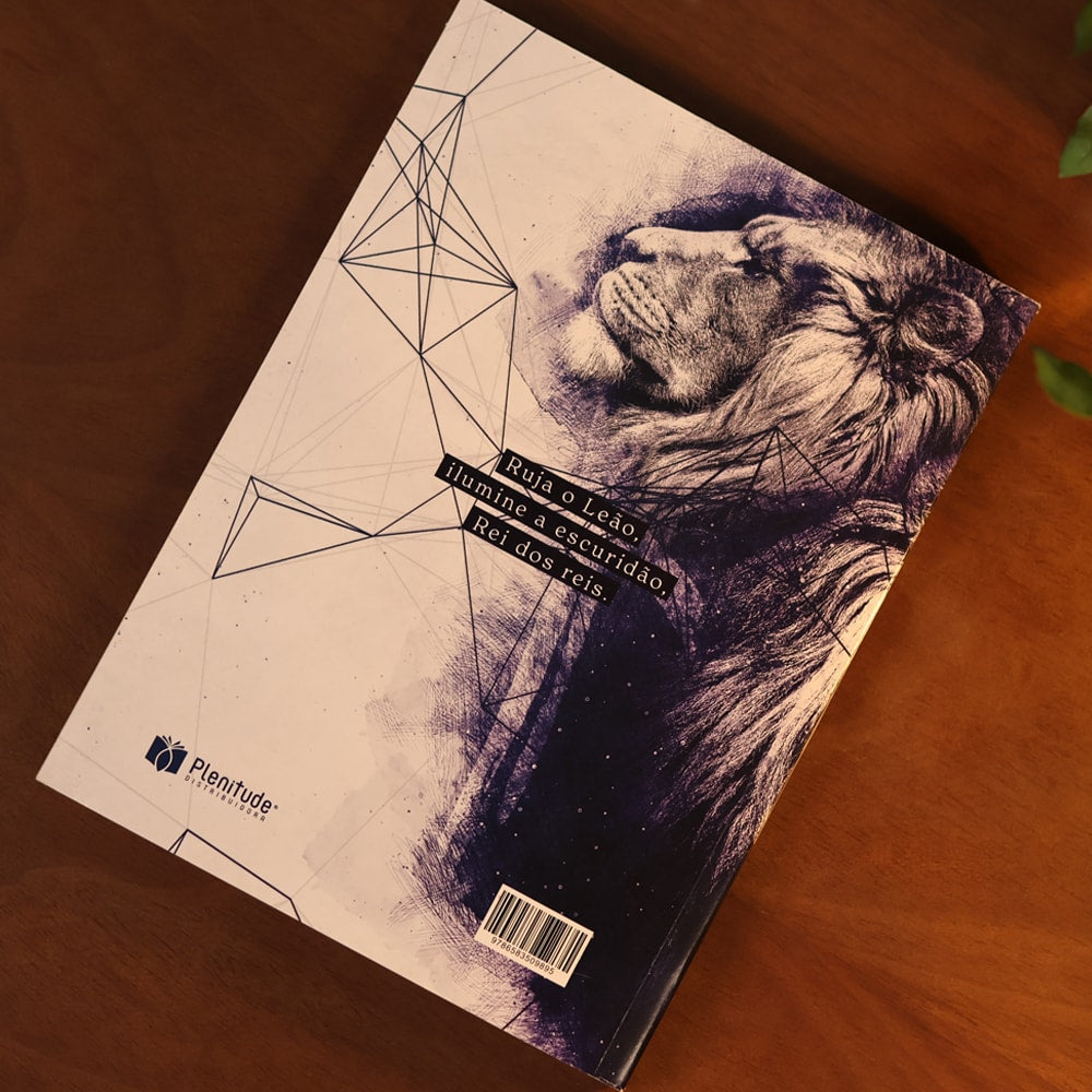 Bíblia Sagrada Ruja o Leão | NVA | Capa Brochura