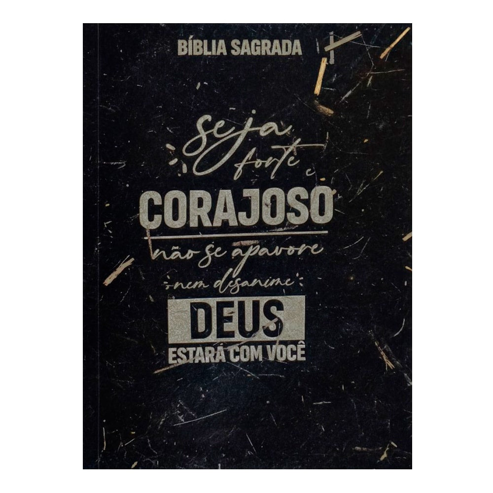 Bíblia Sagrada Seja Forte e Corajoso | NVA | Capa Brochura