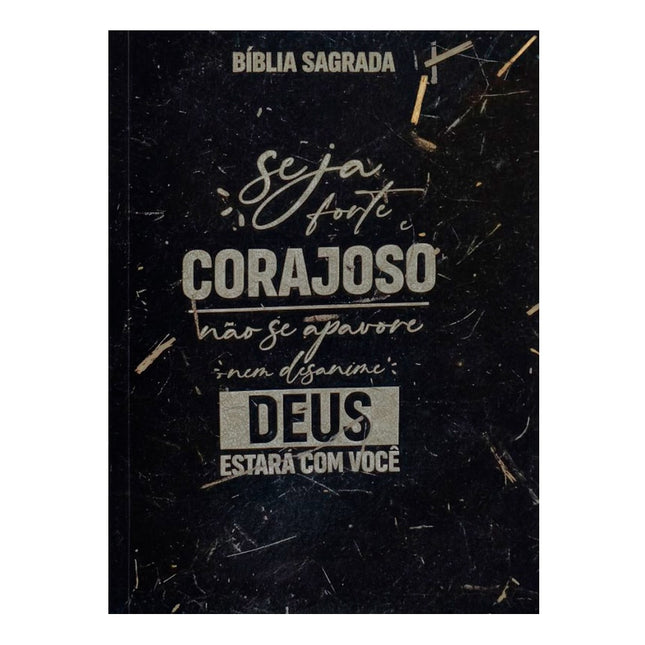 Bíblia Sagrada Seja Forte e Corajoso | NVA | Capa Brochura