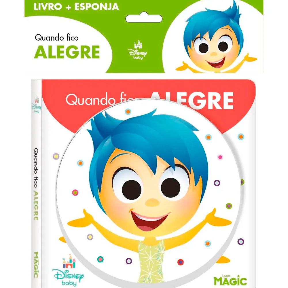 Disney Baby | Quando Fico Alegre | Livro + Esponja