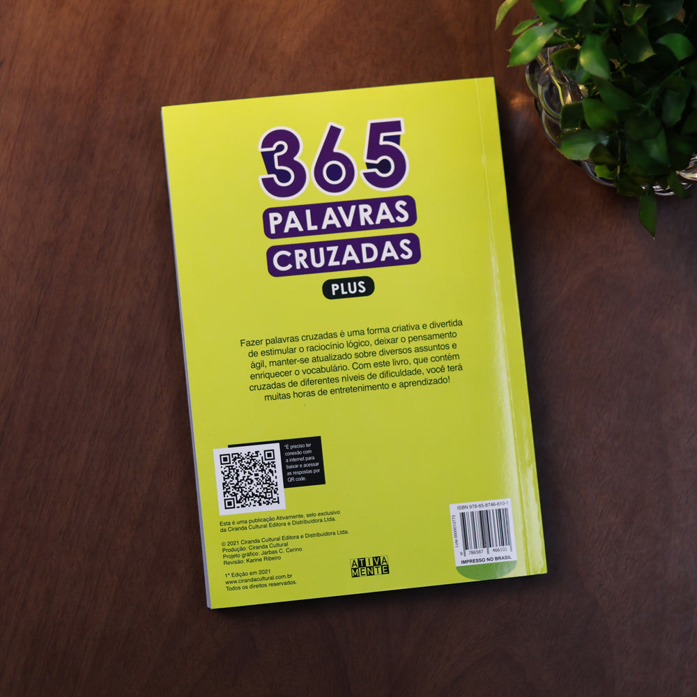 365 Palavras Cruzadas Plus | Volume VI