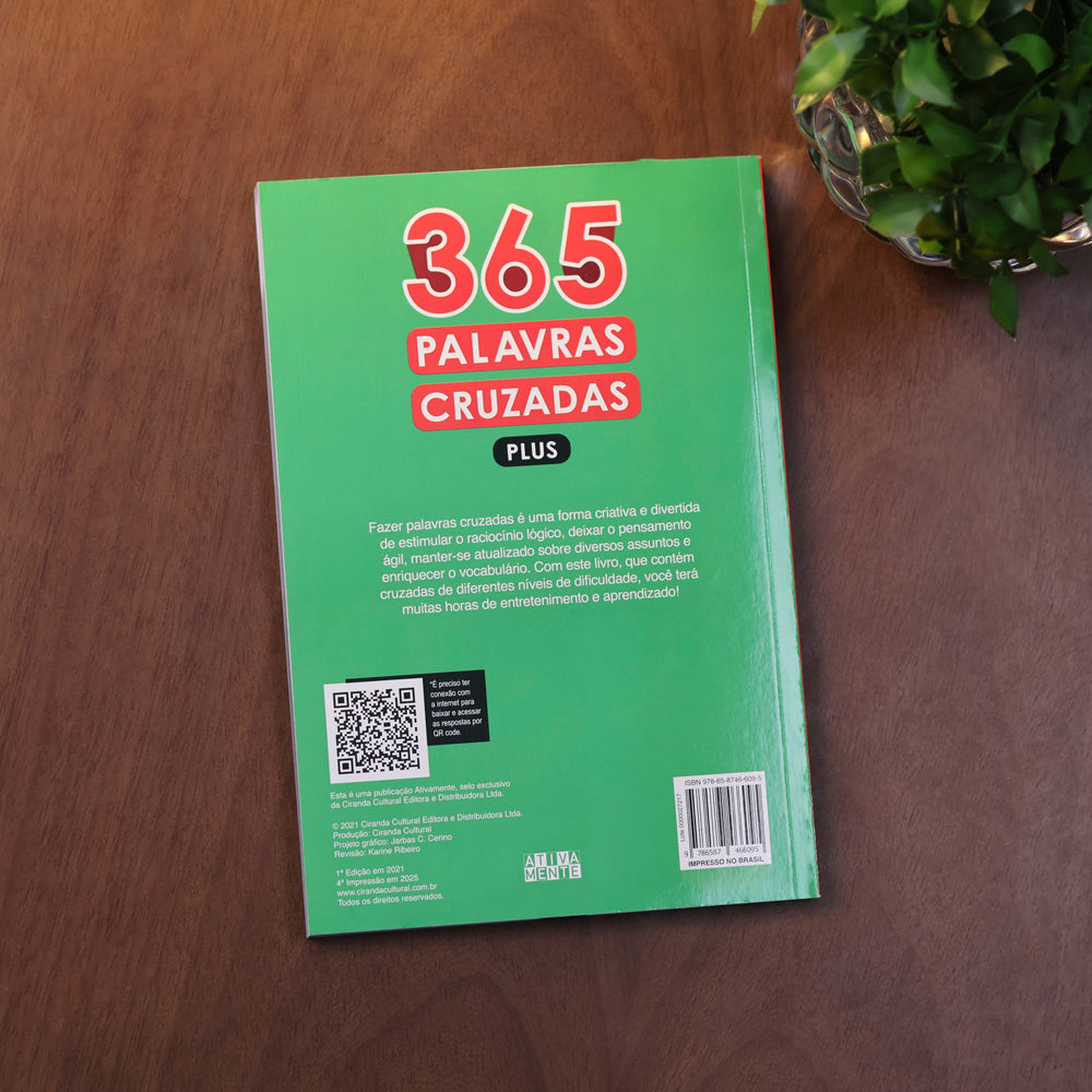 365 Palavras Cruzadas Plus | Volume IV