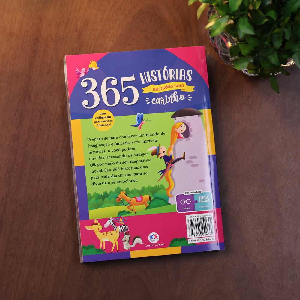 365 Historias narradas com Carinho | Com Códigos QR Para Ouvir as Histórias