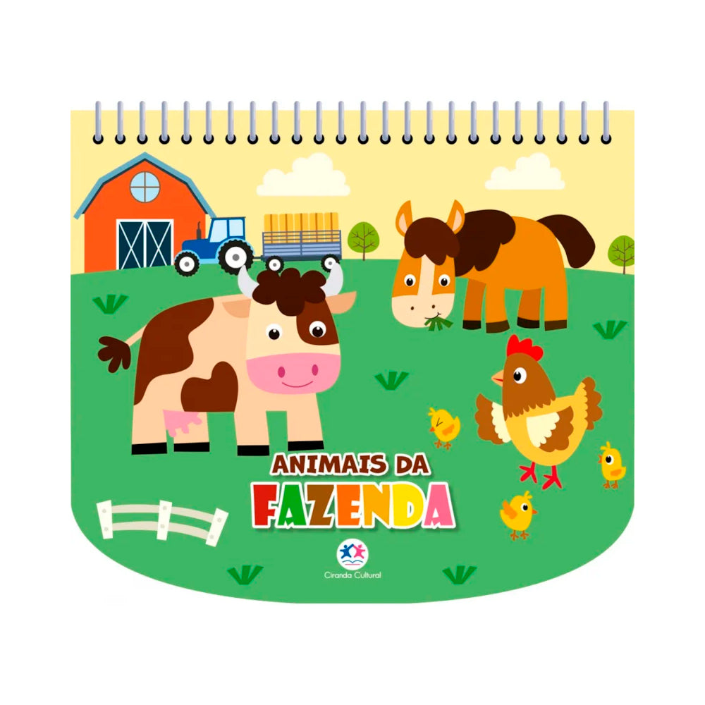 Livro de Colorir Com Canetinhas | Animais da Fazenda