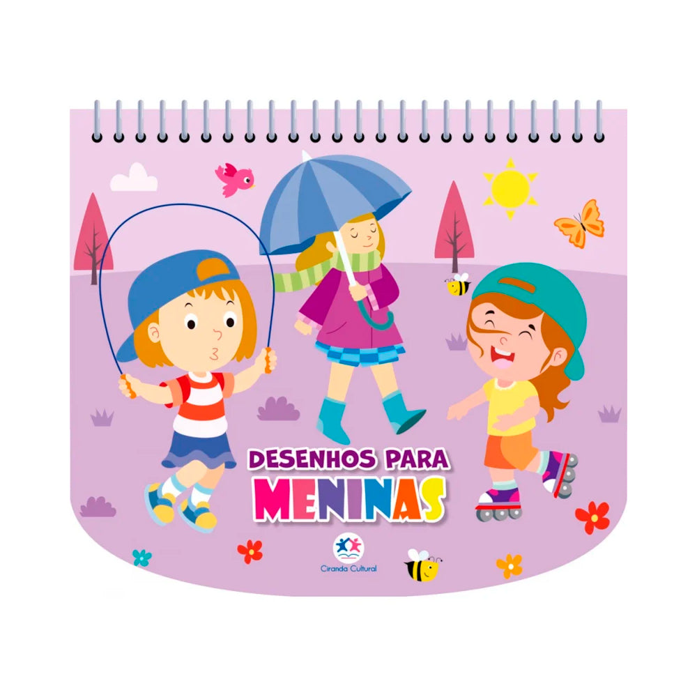 Livro de Colorir Com Canetinhas | Desenhos Para Meninas