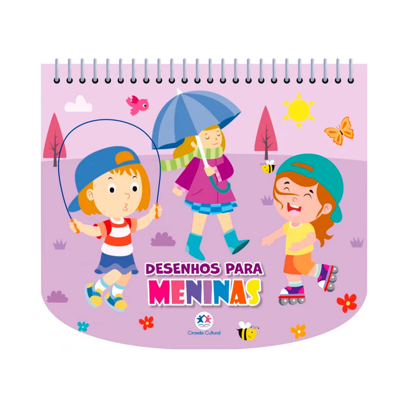 Livro de Colorir Com Canetinhas | Desenhos Para Meninas