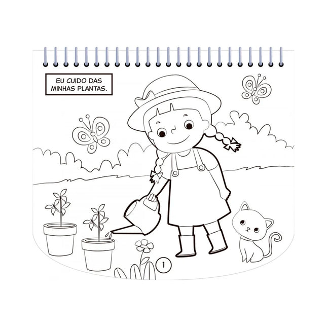 Livro de Colorir Com Canetinhas | Desenhos Para Meninas