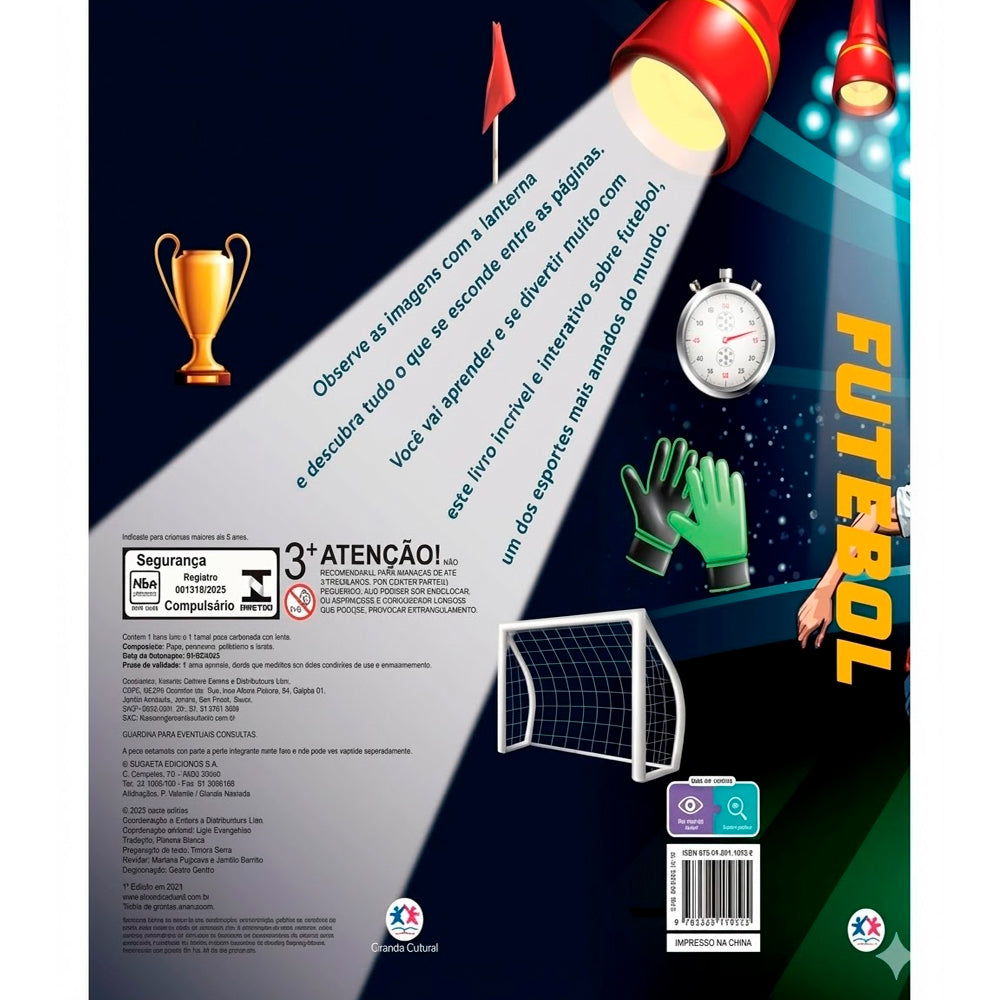 Livro Futebol | Com Lanterna