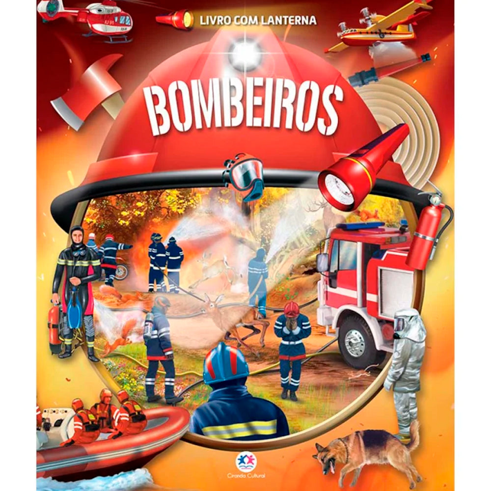 Livro Bombeiros | Com Lanterna