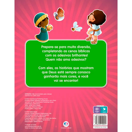 Minha Bíblia Com Adesivos Brilhantes | Deus e Eu