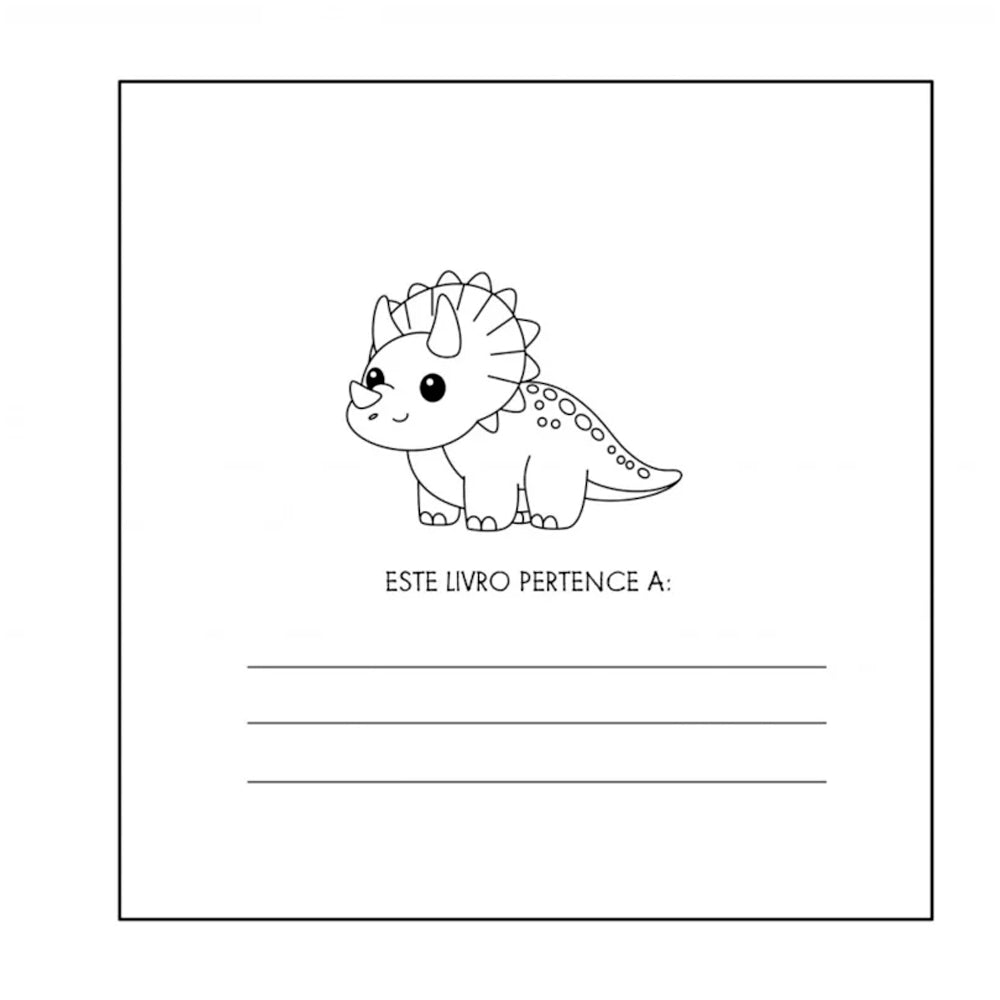 Livro Para Colorir Com Canetinhas | Dinos World