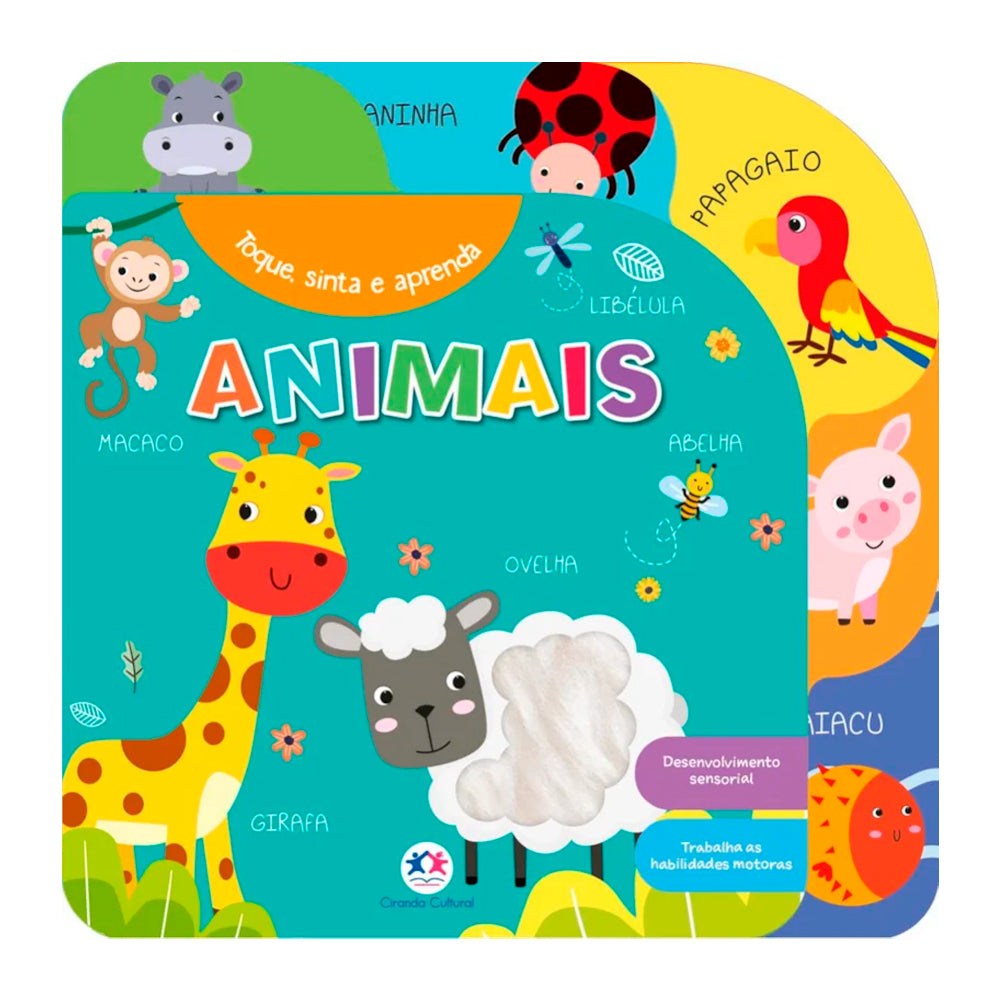 Livro Toque, Sinta e Aprenda | Animais