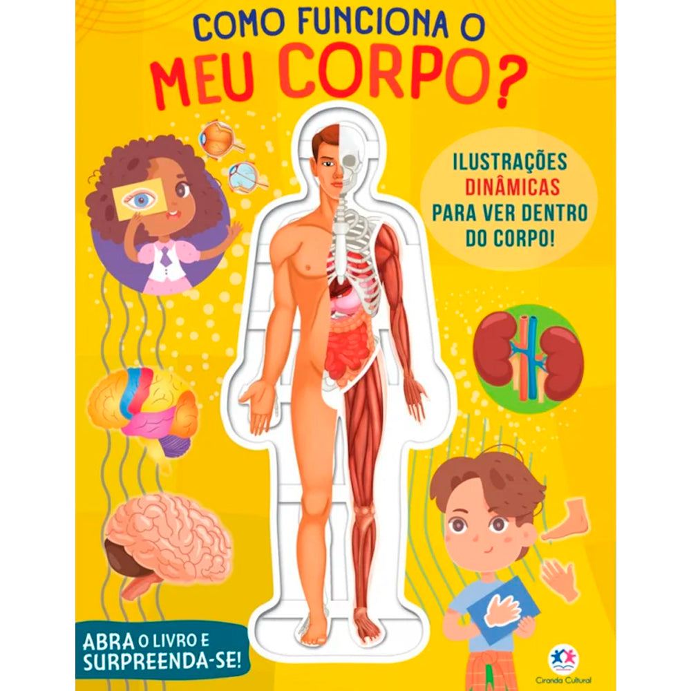 Livro Cartonado Como Funciona o Meu Corpo?