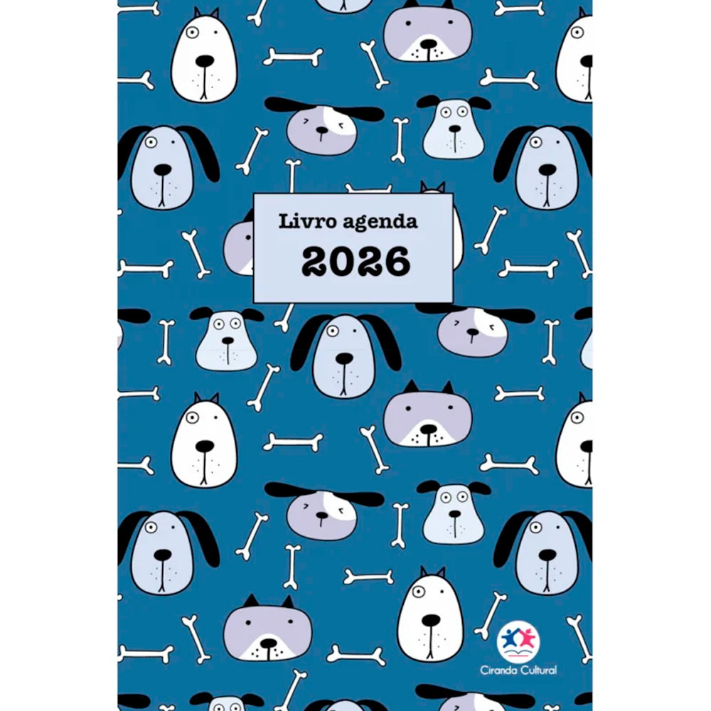Livro Agenda 2026 | Cachorrinhos