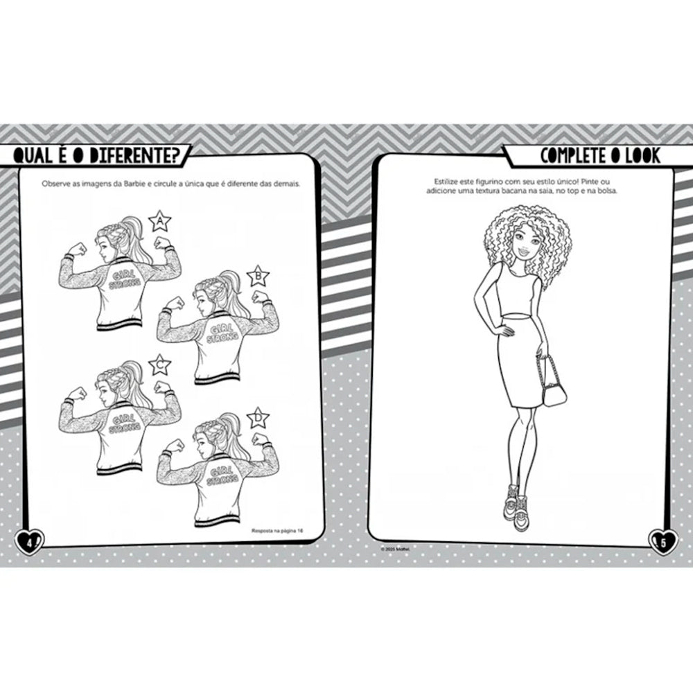 Barbie | Maleta Diversão e Adesivos