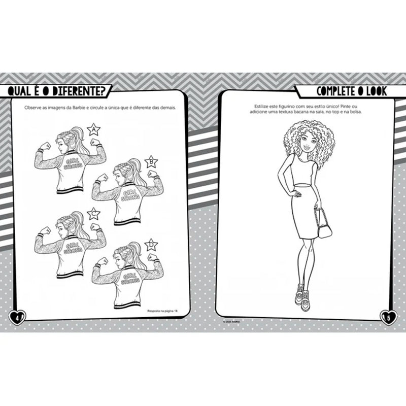 Barbie | Maleta Diversão e Adesivos