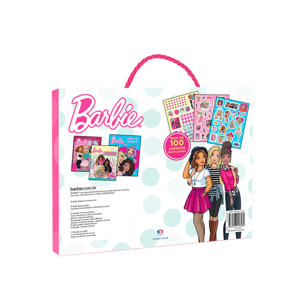 Barbie | Maleta Diversão e Adesivos